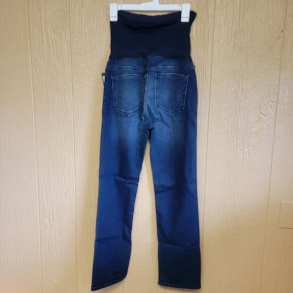 Mavi Clare Womens Maternity Jeans Deep Shanti Supersoft Straight Leg 29/28 - Picture 6 of 8